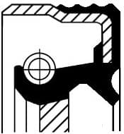 Shaft Seal, crankshaft 01016759B