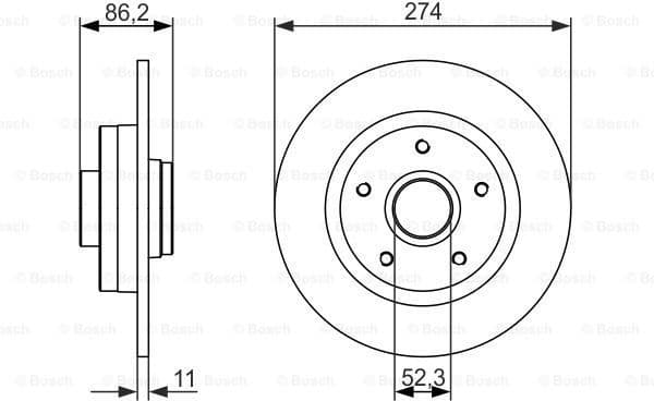 Brake Disc 0986479682