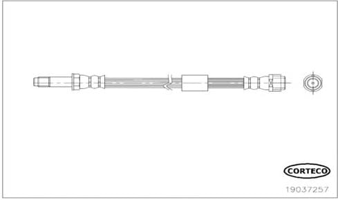 Brake Hose 19037257
