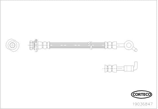 Brake Hose 19036847