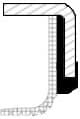 Shaft Seal, crankshaft 19037222B