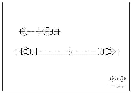 Brake Hose 19032487