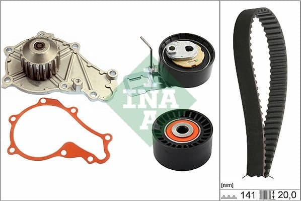 Timing belt kit with water pump 530069830 - image 2