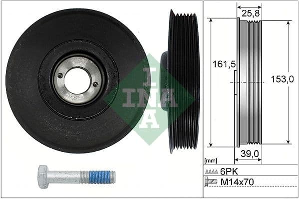 Belt Pulley, crankshaft 544003920