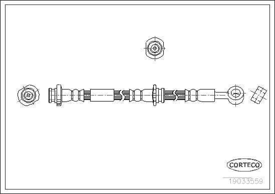 Brake Hose 19033559