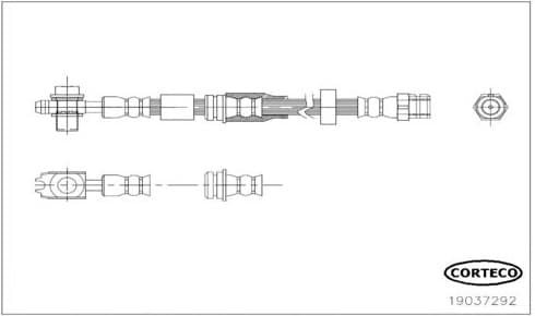 Brake Hose 19037292
