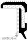 Shaft Seal, crankshaft 19036730B