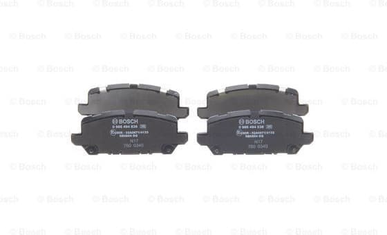 Brake Pad Set, disc brake 0986494838