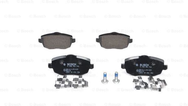 Brake Pad Set, disc brake 0986424792
