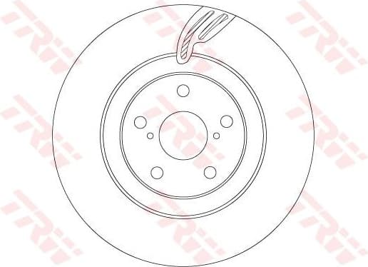 Brake Disc TRW SINGLE DF6792S