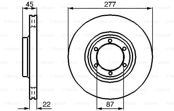 Brake Disc 0986478635