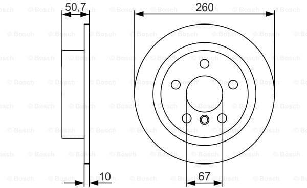 Brake Disc 0986479C96 - image 5