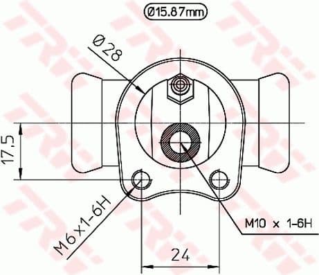 Wheel Brake Cylinder BWB116 - image 2
