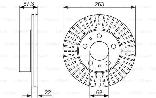 Brake Disc 0986479480