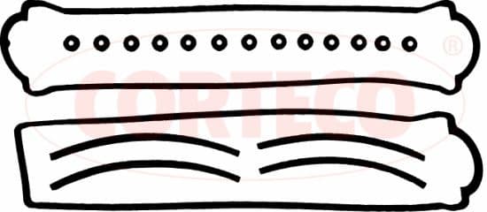 Gasket, cylinder head cover 440038P