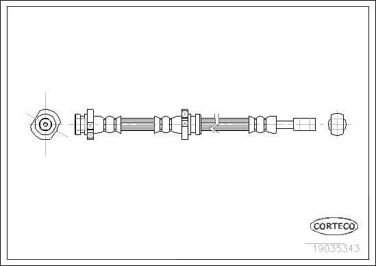 Brake Hose 19035343