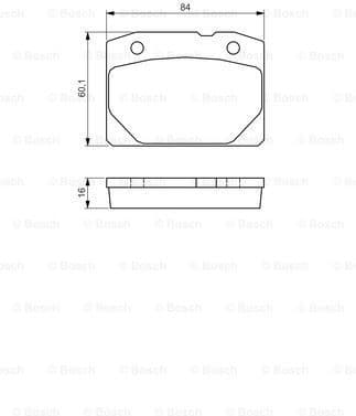 Brake Pad Set, disc brake 0986494568 - image 7