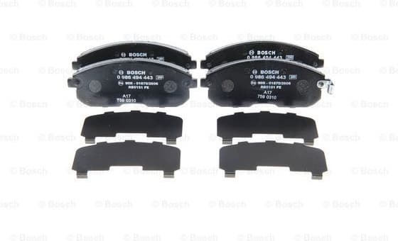 Brake Pad Set, disc brake 0986494443