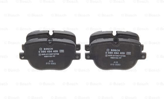 Brake Pad Set, disc brake 0986494409