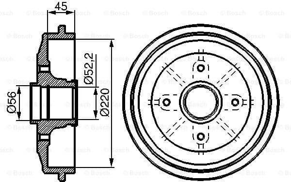 Brake Drum 0986477151 - image 5