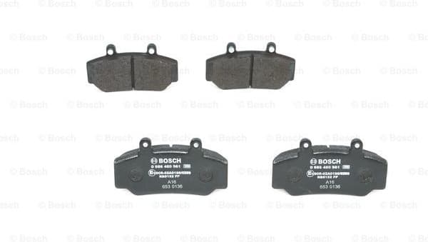 Brake Pad Set, disc brake 0986460961