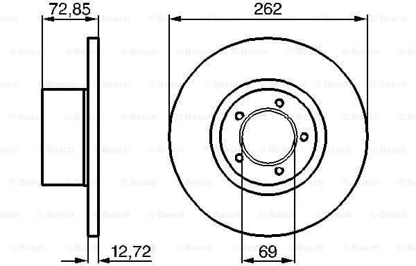 Brake Disc 0986478077 - image 3