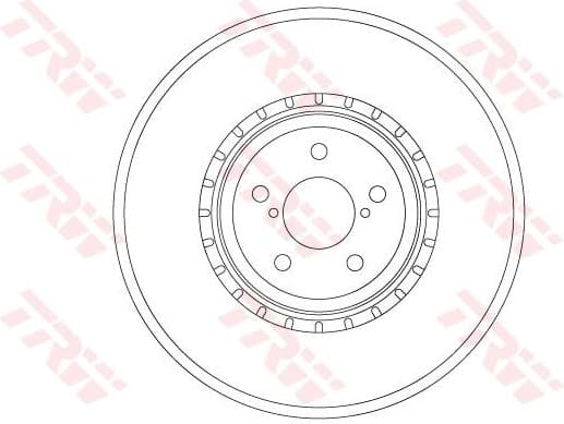 Brake Disc TRW SINGLE DF6923S