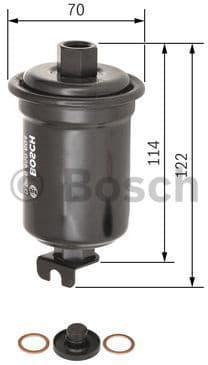 Fuel Filter 0986450604 - image 5