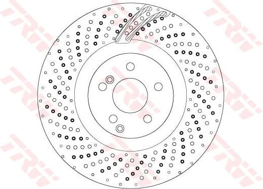 Brake Disc TRW SINGLE DF6873S