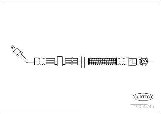 Brake Hose 19035743