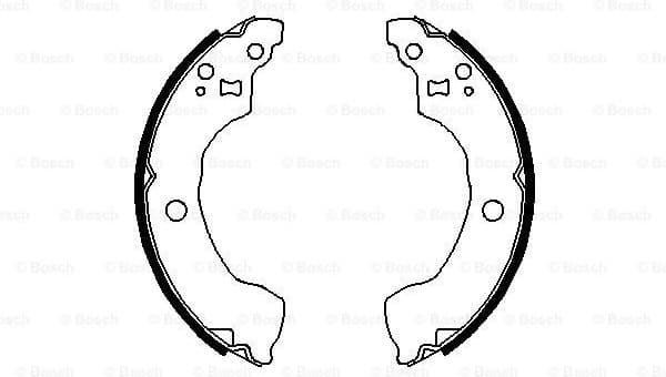 Brake Shoe Set 0986487691