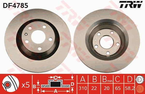 Brake Disc DF4785
