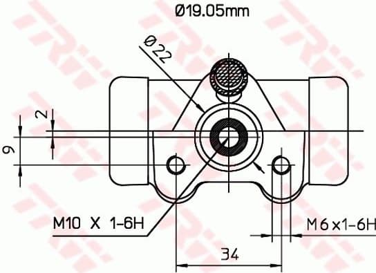 Wheel Brake Cylinder BWD127 - image 2