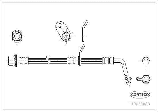 Brake Hose 19033060