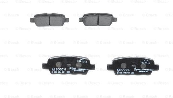 Brake Pad Set, disc brake 0986494861