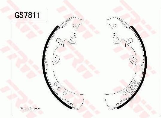 Brake Shoe Set GS7811