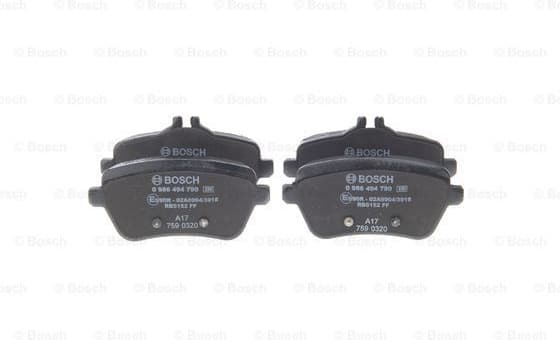 Brake Pad Set, disc brake 0986494790