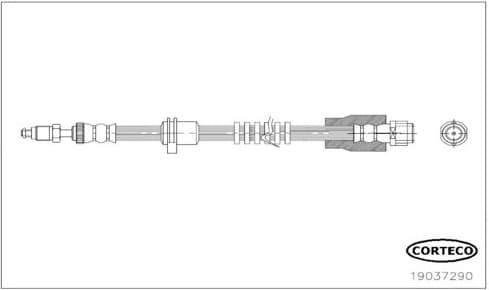 Brake Hose 19037290