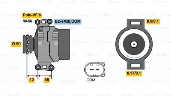 Alternator 0986047670
