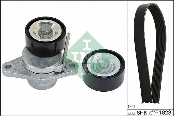 V-ribbed Belt Set 529036610