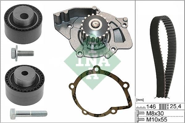 Water Pump & Timing Belt Kit 530044631