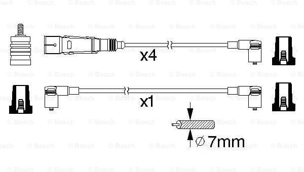 Ignition Cable Kit 0986356357 - image 5