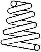 Suspension Spring 996 563 - image 2