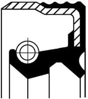 Shaft Seal, differential 01016877B