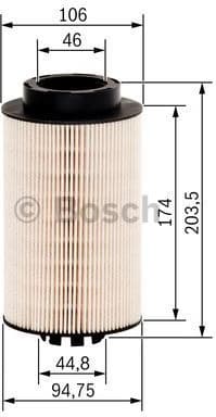 Fuel Filter 1457429655 - image 5