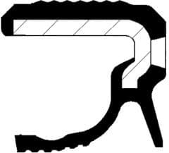 Seal crankshaft rear 190 36599B