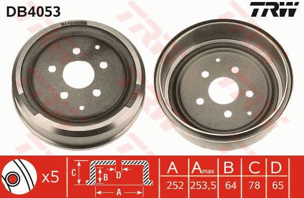 Brake Drum DB4053