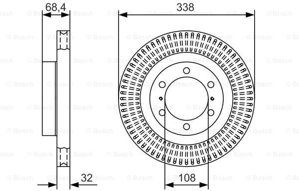 Brake Disc 0986479A65 - image 5