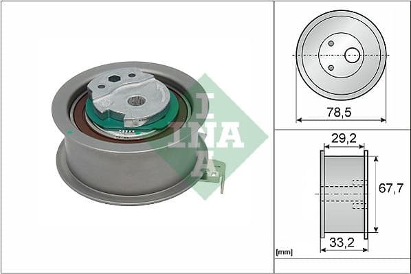 Tensioner Pulley, timing belt 531092710
