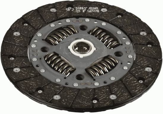 Clutch Disc 1878 989 801 - image 2